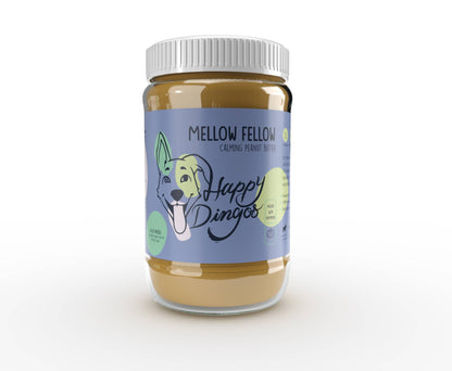Mellow Fellow Calming Peanut Butter - 16oz - Happy Hounds Pet Supply