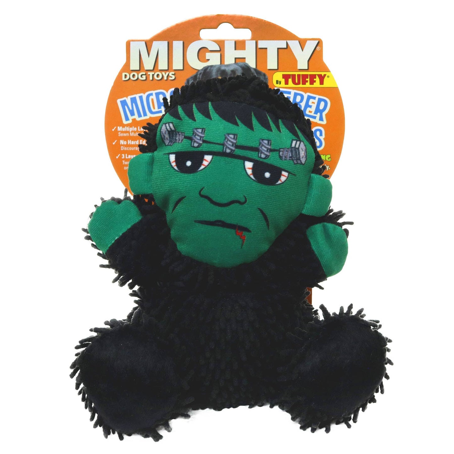 Mighty Microfiber Ball Frankenstein, Halloween Dog Toy - Happy Hounds Pet Supply