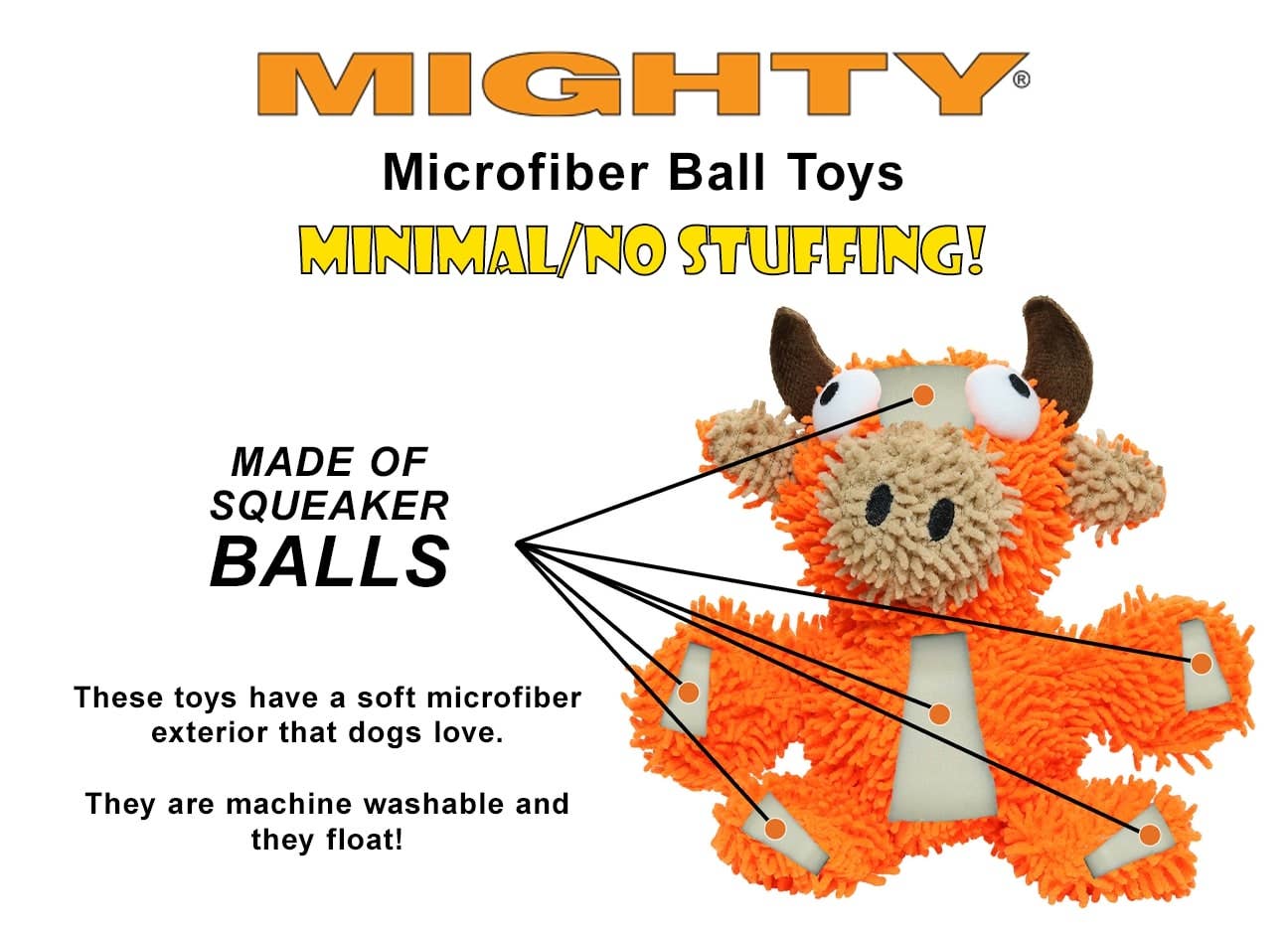 Mighty Microfiber Ball Med Witch, Halloween Dog Toy - Happy Hounds Pet Supply