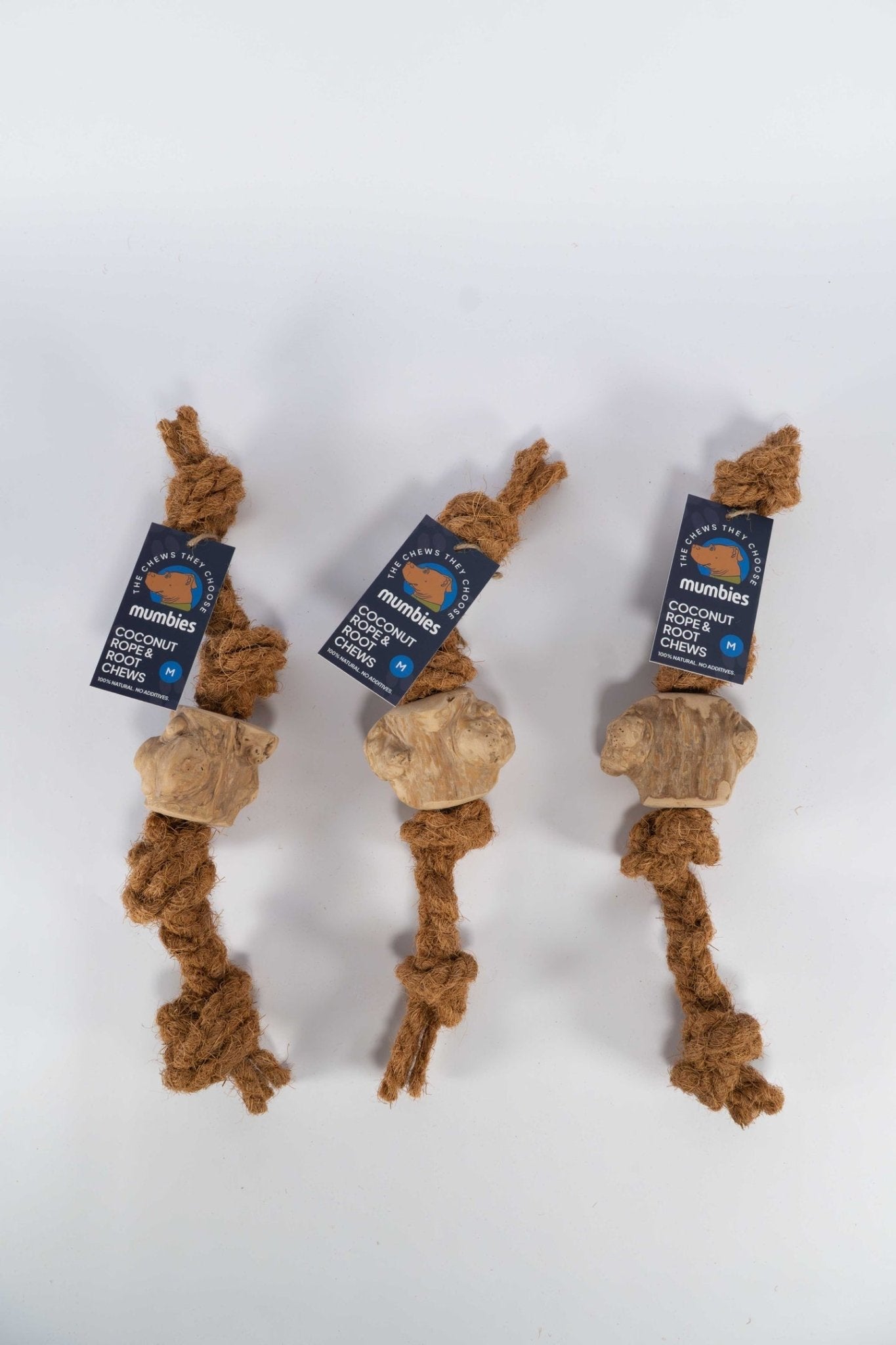 Mumbies Coconut Rope & Root Chew - Happy Hounds Pet Supply