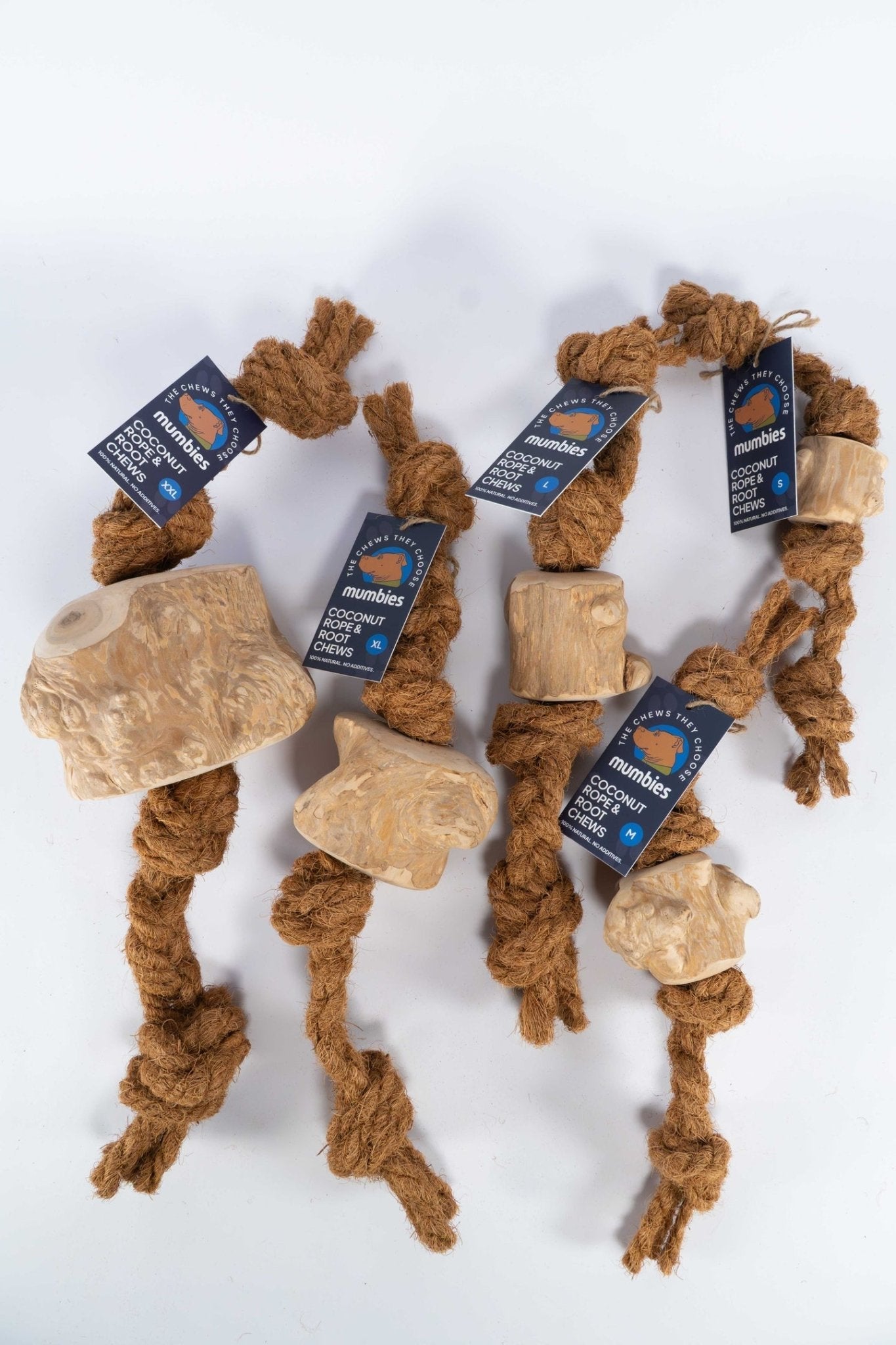 Mumbies Coconut Rope & Root Chew - Happy Hounds Pet Supply