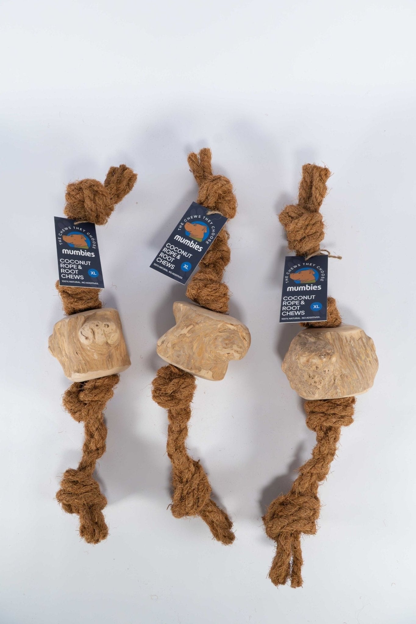 Mumbies Coconut Rope & Root Chew - Happy Hounds Pet Supply