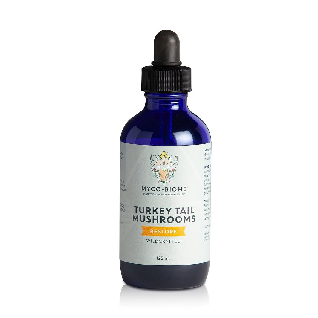 Myco-Biome Turkey Tail Mushrooms Triple Extract for dogs and cats - Happy Hounds Pet Supply