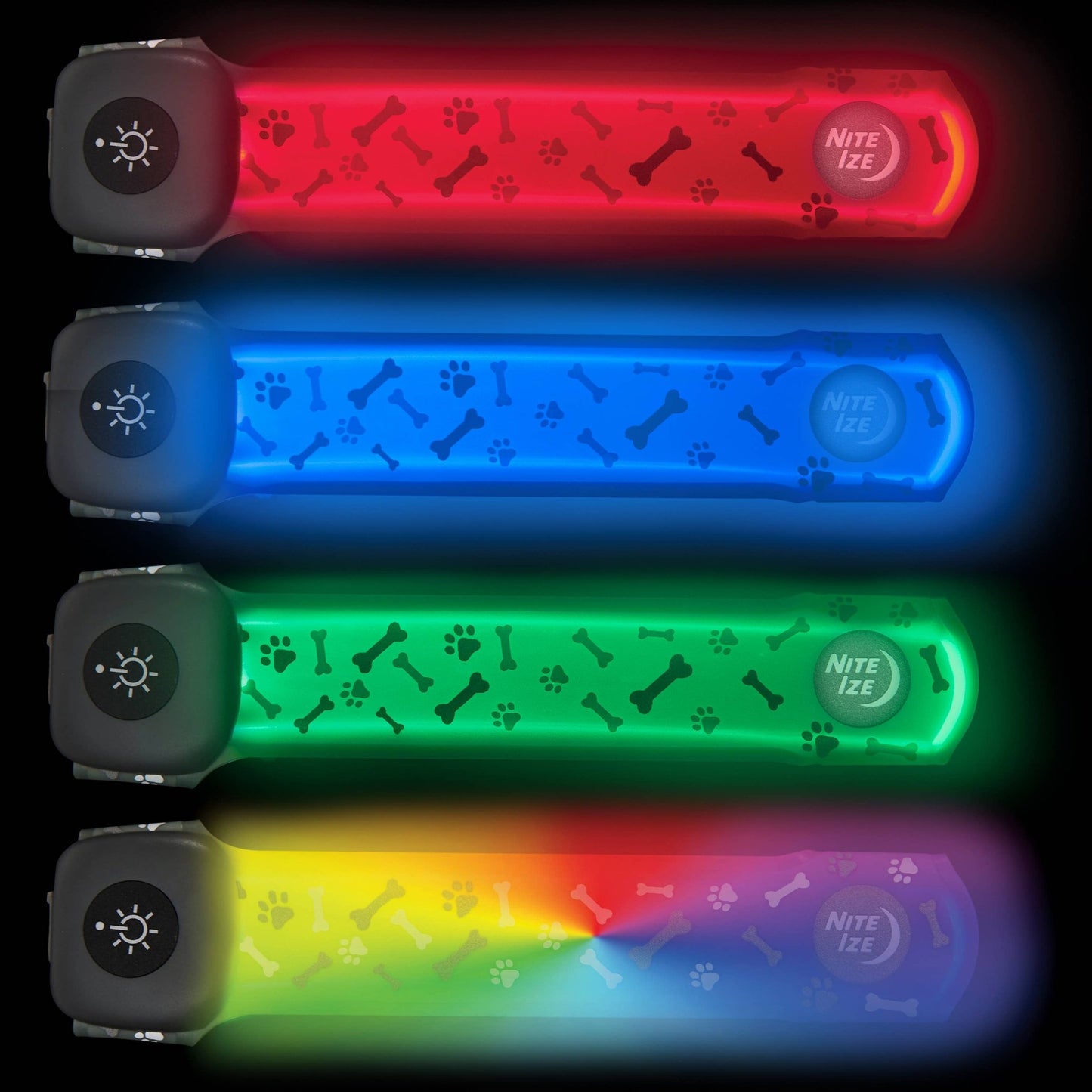 Nite Ize NiteHowl Rechargeable LED Collar Cover Disc - O Select - Happy Hounds Pet Supply