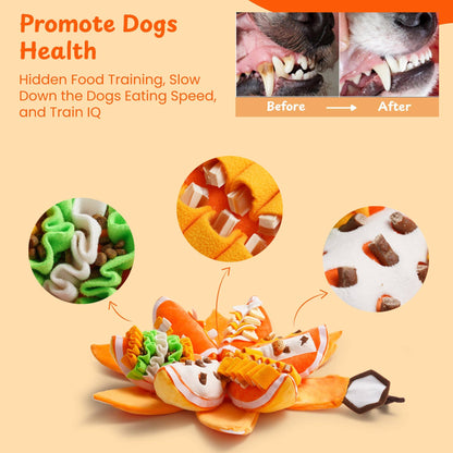 Nocciola Pumpkin Puzzle Dog Toy - Happy Hounds Pet Supply