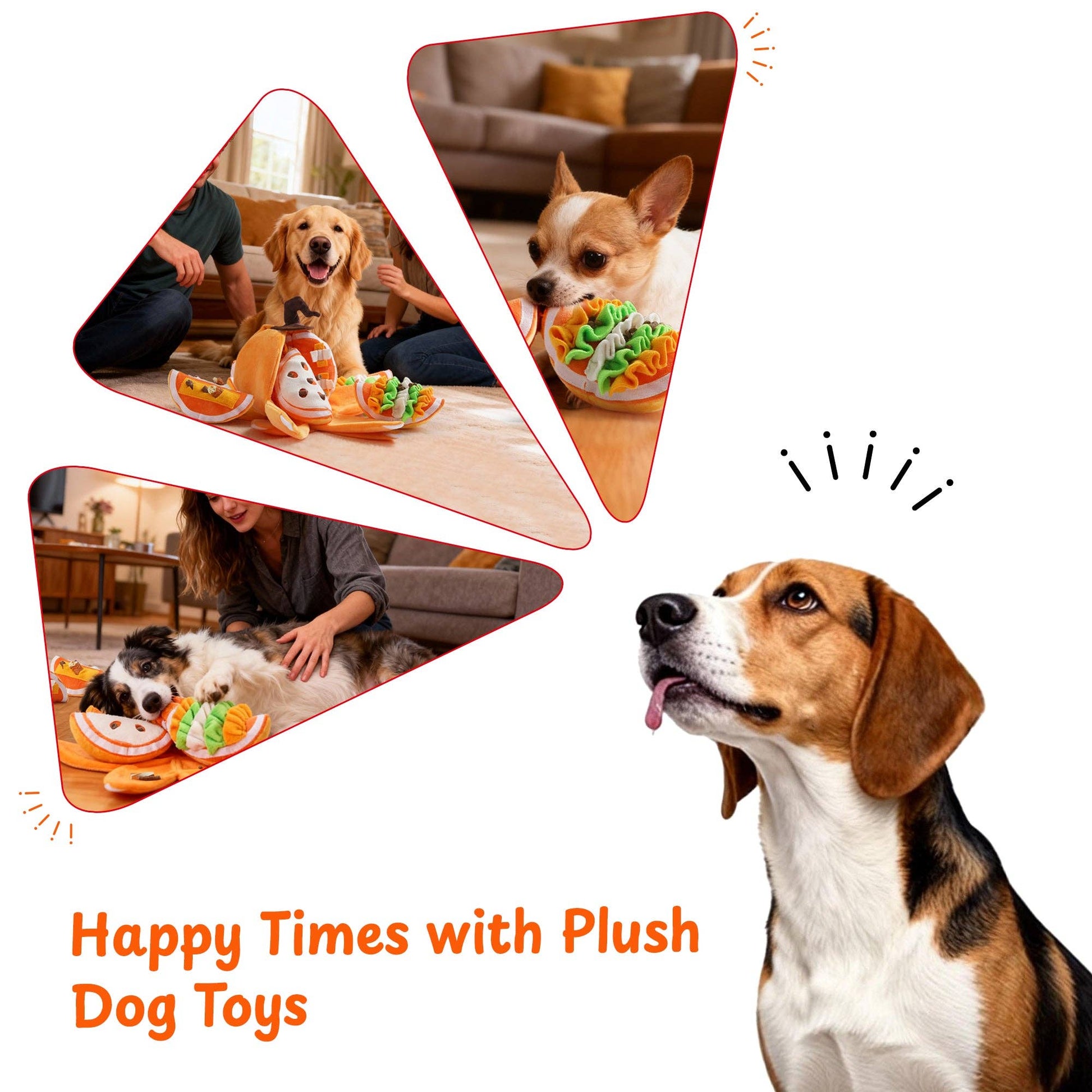 Nocciola Pumpkin Puzzle Dog Toy - Happy Hounds Pet Supply