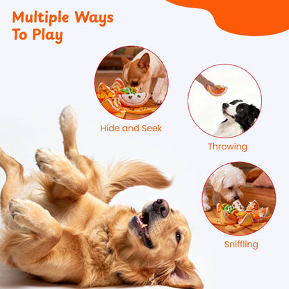 Nocciola Pumpkin Puzzle Dog Toy - Happy Hounds Pet Supply
