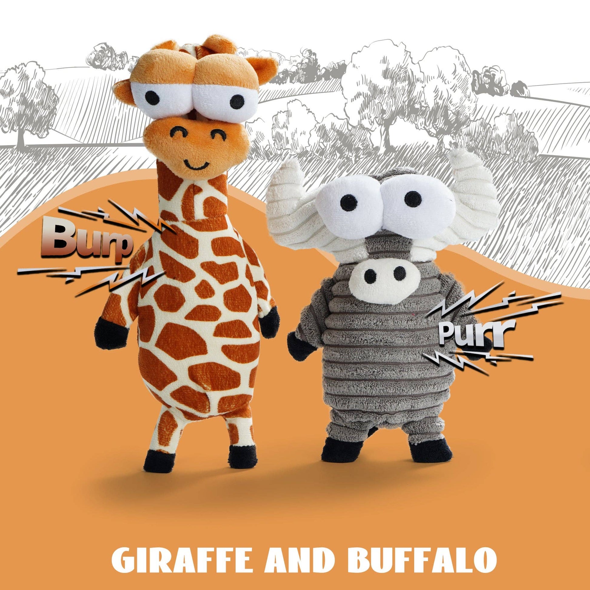 Nocciola Small Squeaky Big Eyes Dog Toy - Happy Hounds Pet Supply