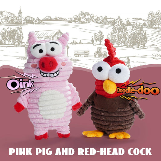 Nocciola Small Squeaky Big Eyes Dog Toy - Happy Hounds Pet Supply