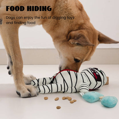 Nocciola Stuffed Mummy Dog Toy - Happy Hounds Pet Supply