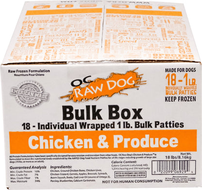 OC Raw Frozen Raw Dog Food Patties - Happy Hounds Pet Supply