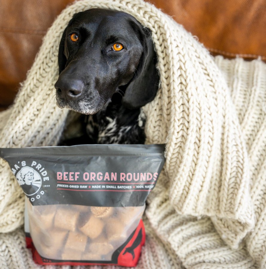 Oma' Pride Freeze-Dried Beef Organ Rounds - Happy Hounds Pet Supply