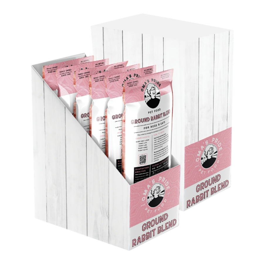 Oma's Pride Frozen Raw Ground Meat & Bone Blends - Happy Hounds Pet Supply