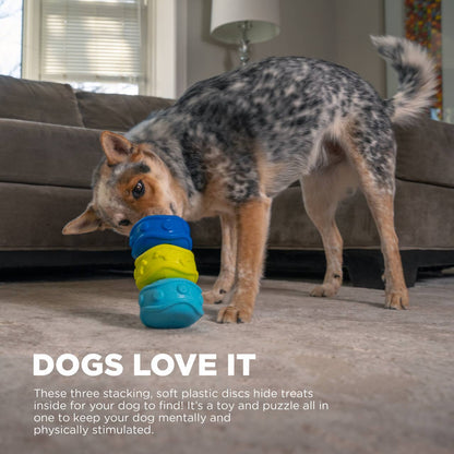 Outward Hound Treat Locking Discs Dog Treat Dispenser Toy - Happy Hounds Pet Supply