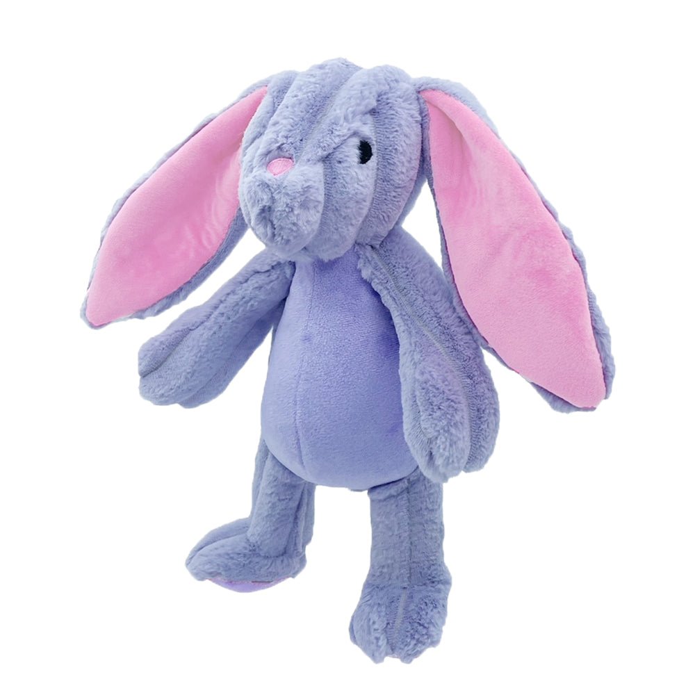 Plush Bunny with Long Crinkle Ears Dog Toy - Happy Hounds Pet Supply