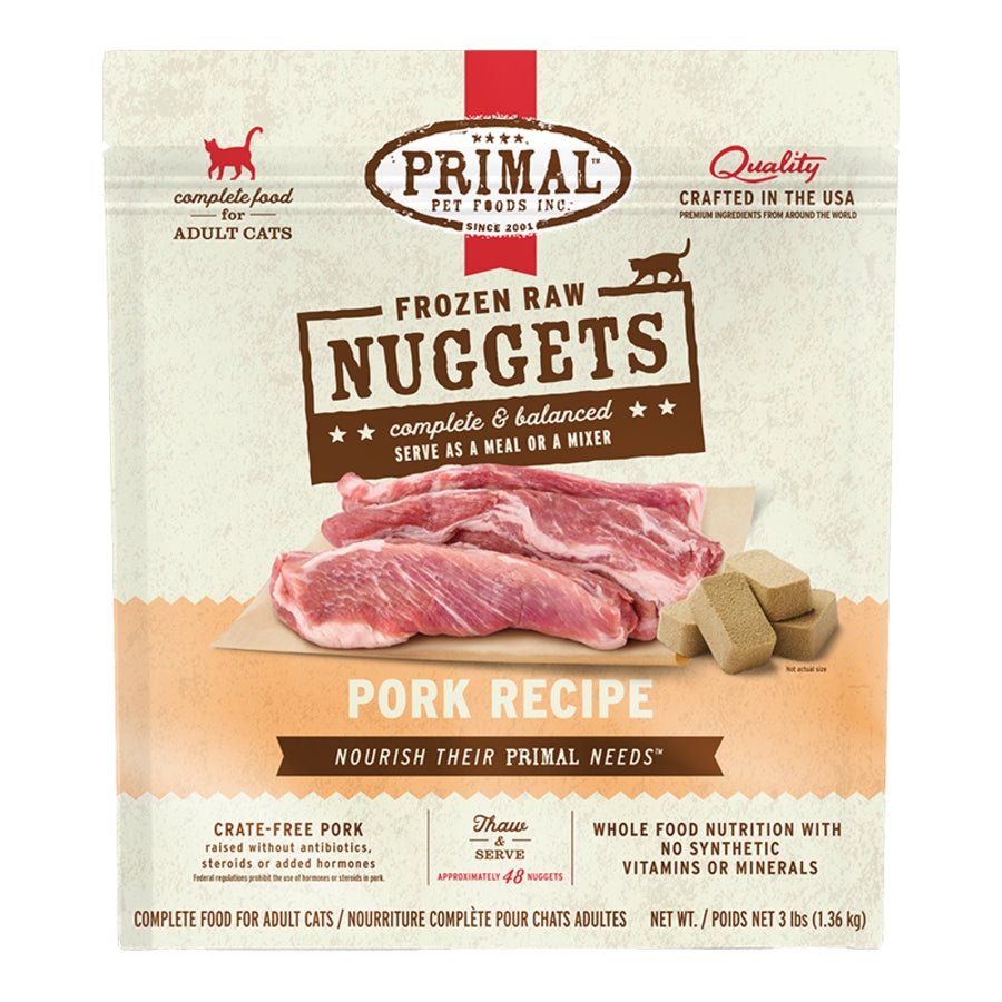 Primal Feline Raw Frozen Nuggets - Happy Hounds Pet Supply