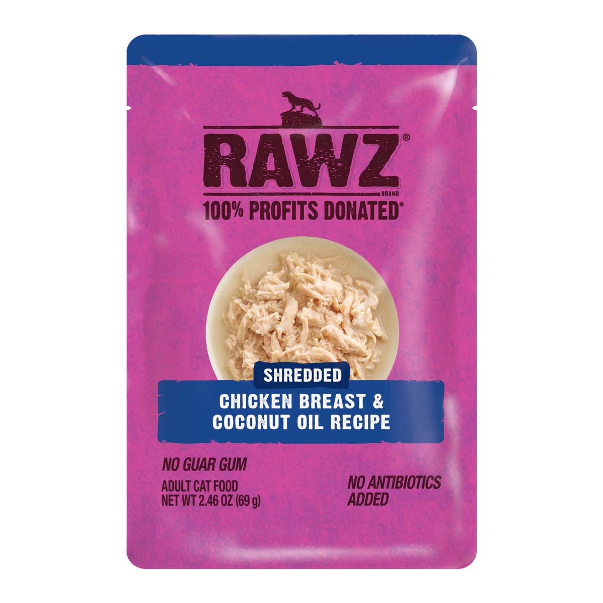Rawz Cat Food, Shredded Pouches - Happy Hounds Pet Supply