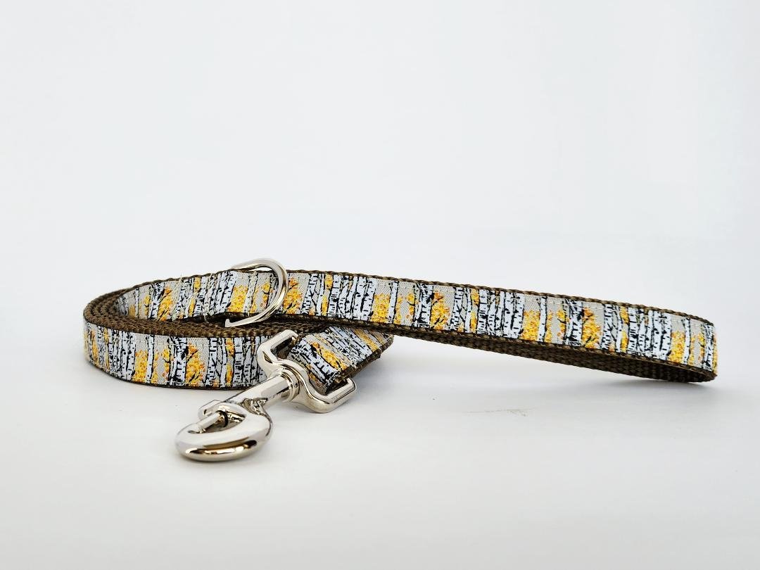 Rocky Mtn Hound Aspen Tree Dog Collars and Leashes - 1" wide - Happy Hounds Pet Supply