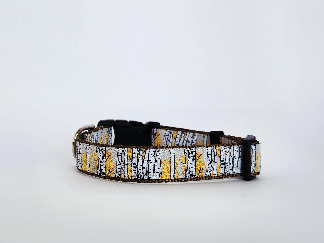 Rocky Mtn Hound Aspen Tree Dog Collars and Leashes - 1" wide - Happy Hounds Pet Supply
