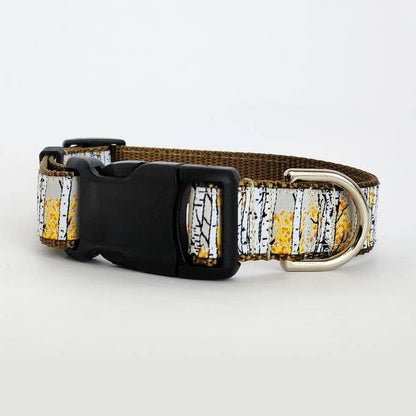 Rocky Mtn Hound Aspen Tree Dog Collars and Leashes - 1" wide - Happy Hounds Pet Supply