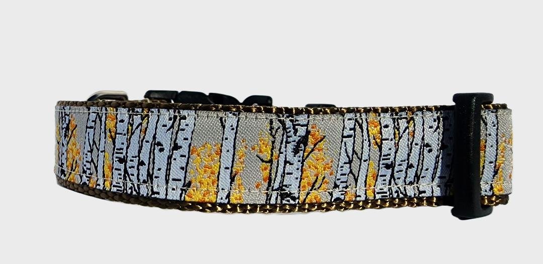 Rocky Mtn Hound Aspen Tree Dog Collars and Leashes - 3/4" wide - Happy Hounds Pet Supply