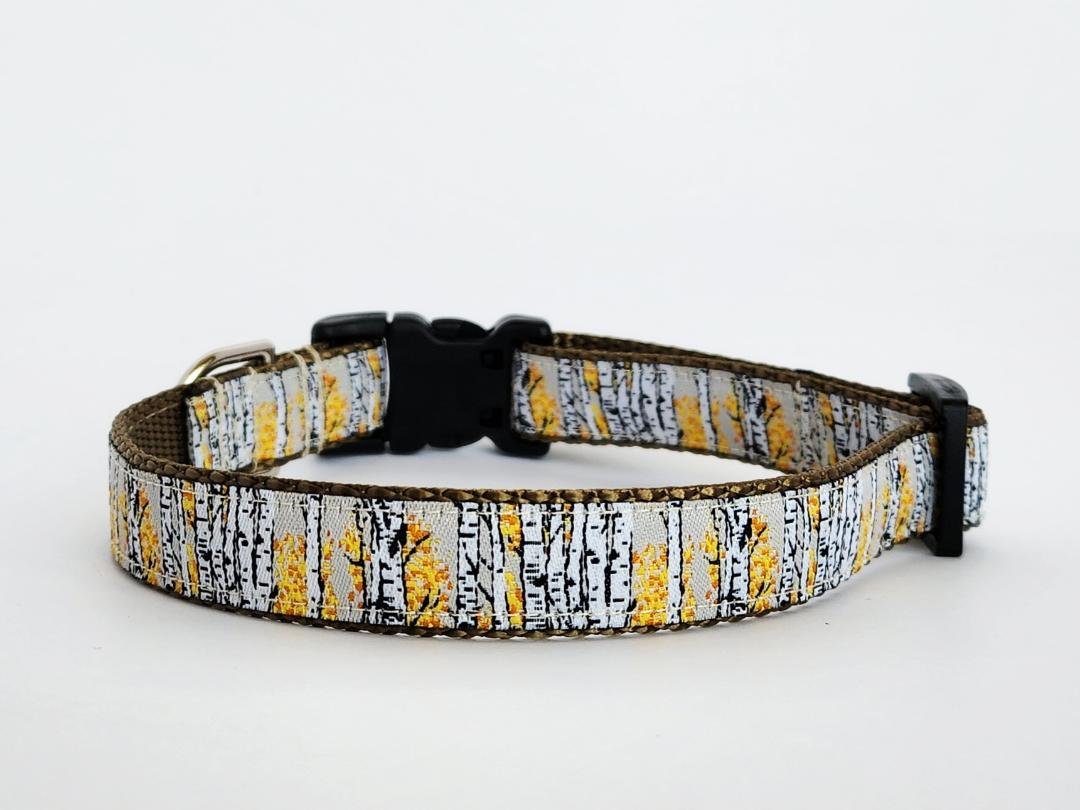 Rocky Mtn Hound Aspen Tree Dog Collars and Leashes - 3/4" wide - Happy Hounds Pet Supply