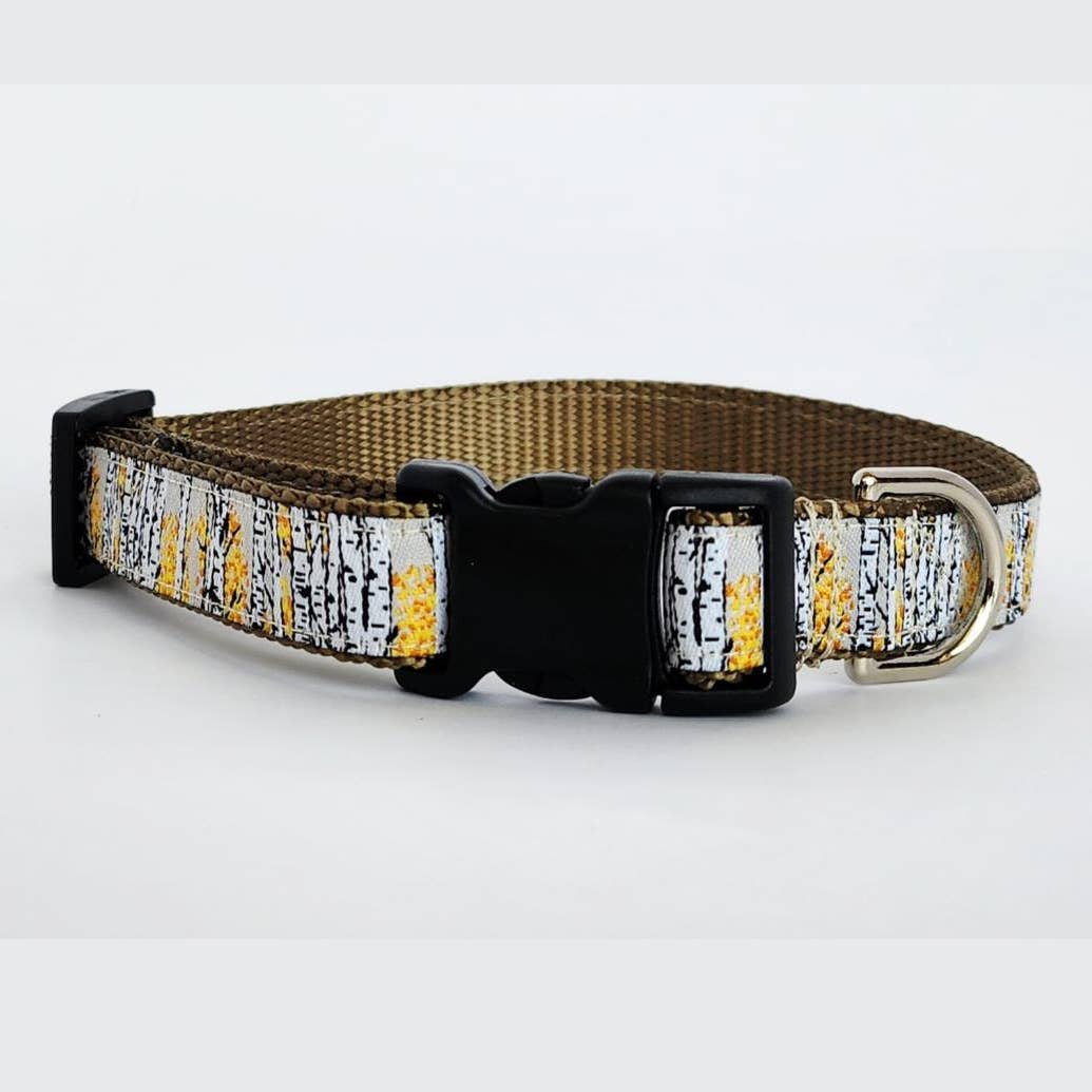 Rocky Mtn Hound Aspen Tree Dog Collars and Leashes - 3/4" wide - Happy Hounds Pet Supply