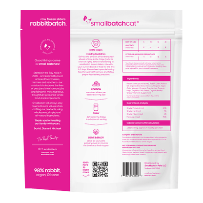 Small Batch Frozen Raw Cat Food - Happy Hounds Pet Supply