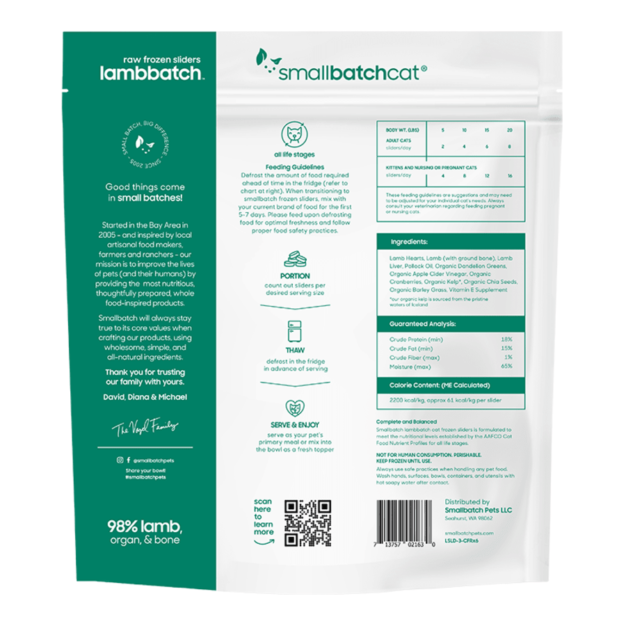 Small Batch Frozen Raw Cat Food - Happy Hounds Pet Supply