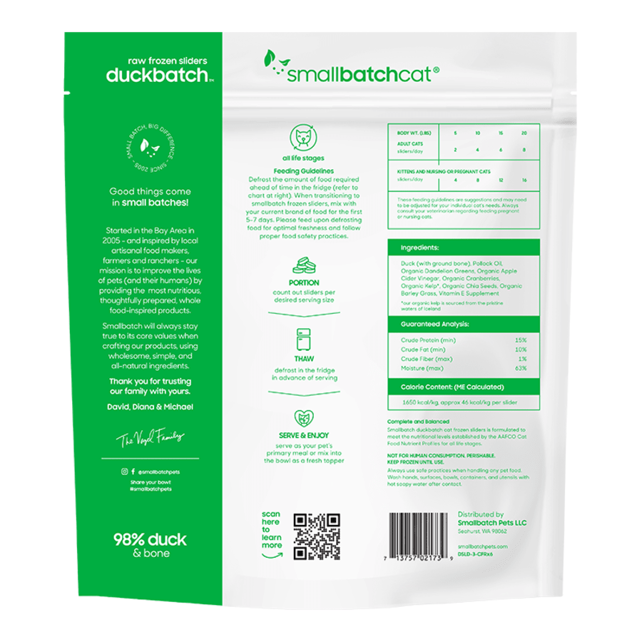 Small Batch Frozen Raw Cat Food - Happy Hounds Pet Supply