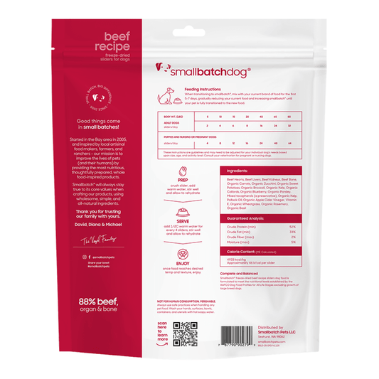 Smallbatch Freeze Dried Raw Dog Food - Happy Hounds Pet Supply