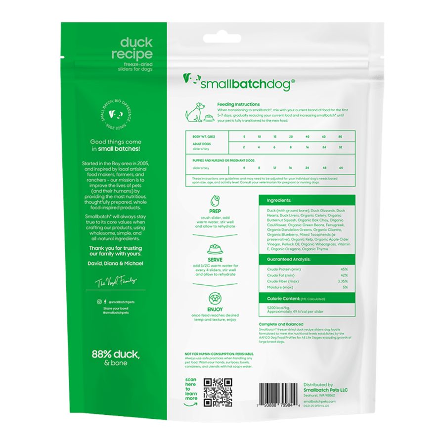Smallbatch Freeze Dried Raw Dog Food - Happy Hounds Pet Supply