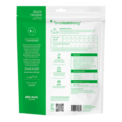 Smallbatch Freeze Dried Raw Dog Food - Happy Hounds Pet Supply