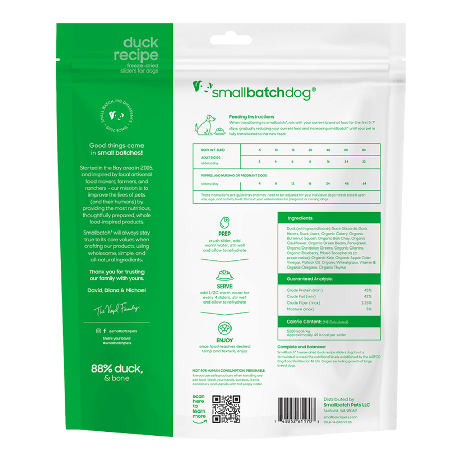 Smallbatch Freeze Dried Raw Dog Food - Happy Hounds Pet Supply