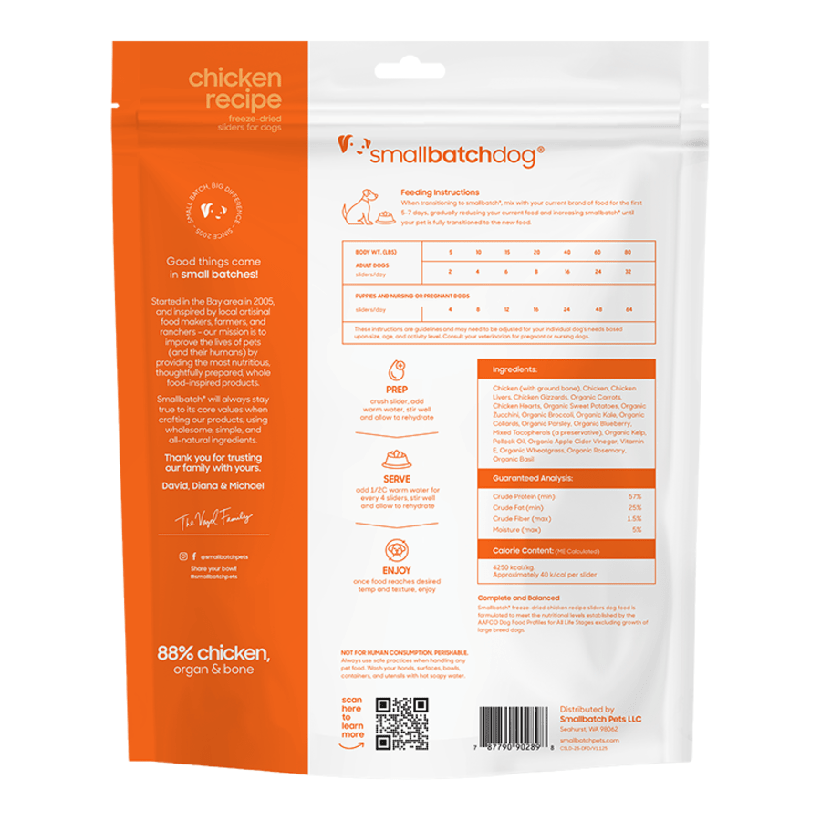 Smallbatch Freeze Dried Raw Dog Food - Happy Hounds Pet Supply