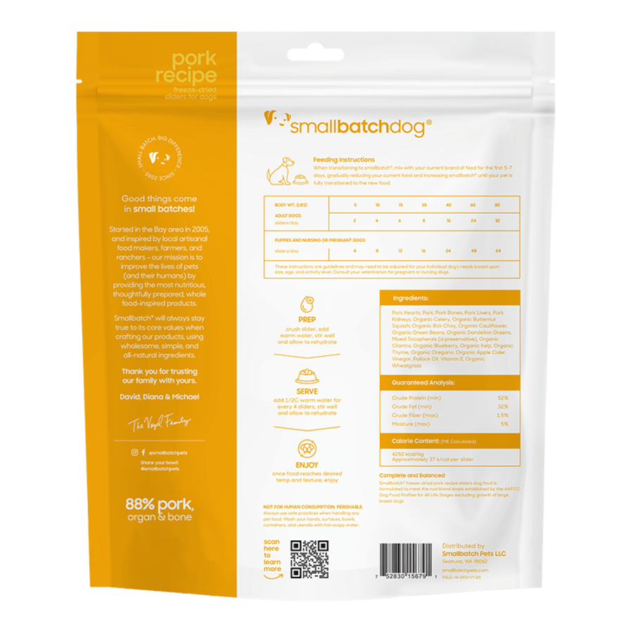 Smallbatch Freeze Dried Raw Dog Food - Happy Hounds Pet Supply