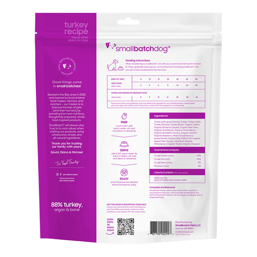 Smallbatch Freeze Dried Raw Dog Food - Happy Hounds Pet Supply