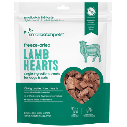 Smallbatch Freeze Dried Treats, Heart - Happy Hounds Pet Supply
