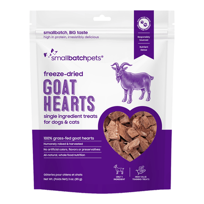 Smallbatch Freeze Dried Treats, Heart - Happy Hounds Pet Supply