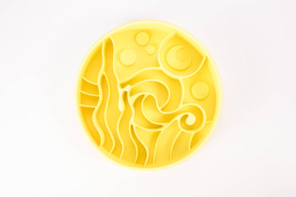 Starry Night Slow Feeder Bowl - Happy Hounds Pet Supply