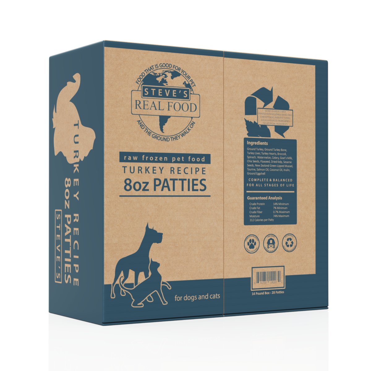 Steve's Real Food Raw Frozen Dog and Cat Food - Happy Hounds Pet Supply