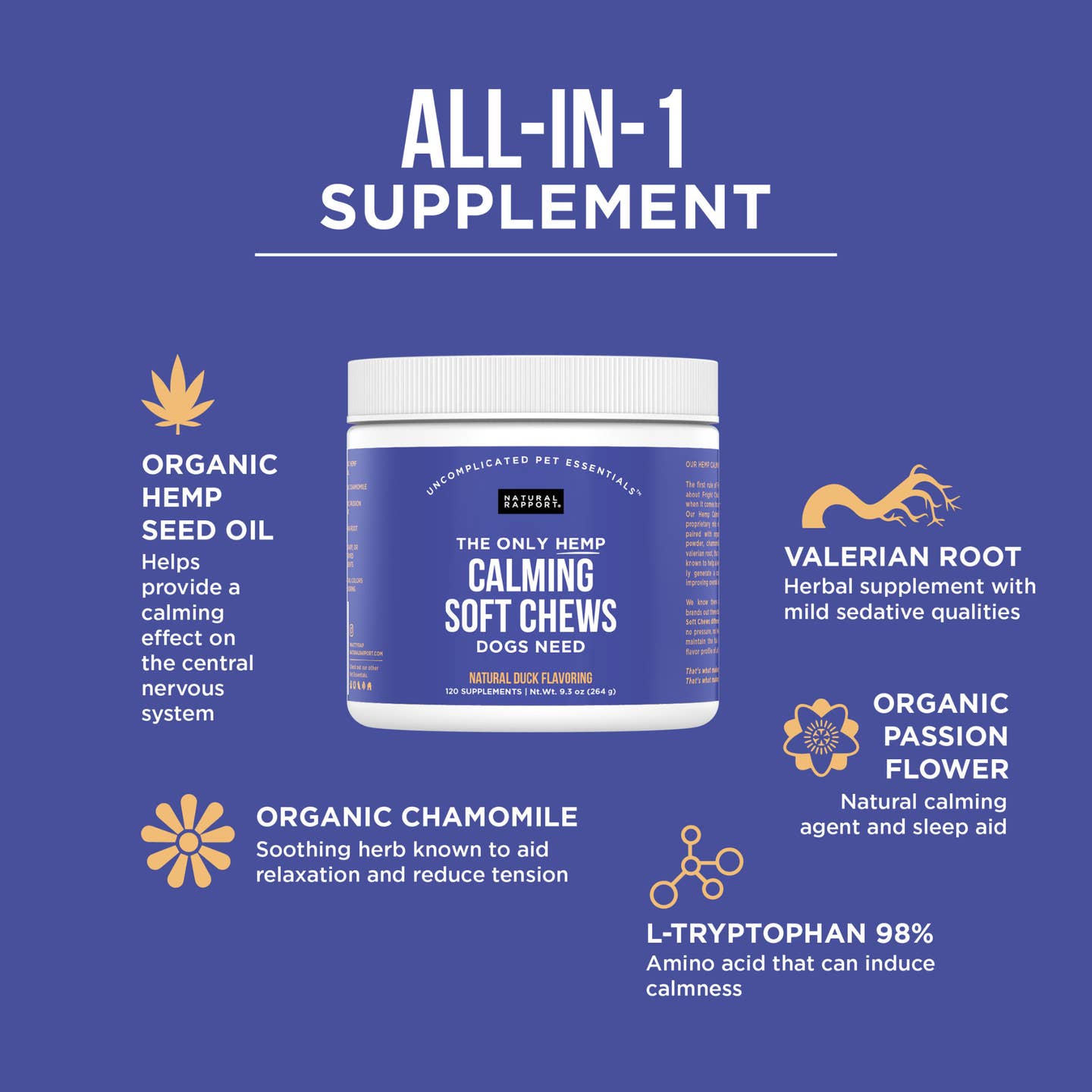 The Only Hemp Calming Soft Chews Dogs Need - Happy Hounds Pet Supply