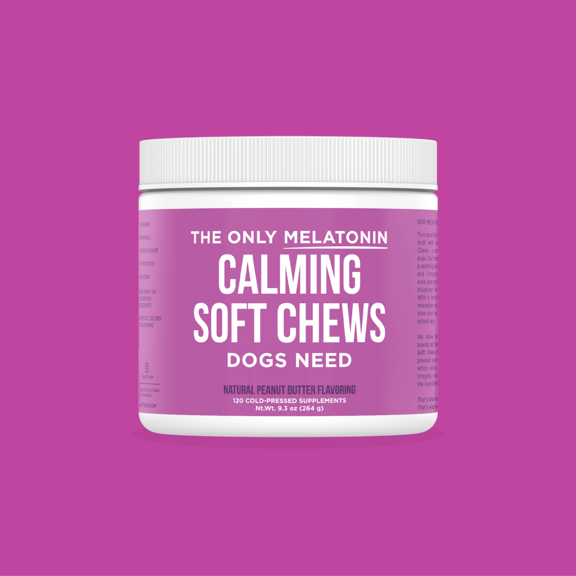 The Only Melatonin Calming Soft Chews Dogs Need - Happy Hounds Pet Supply