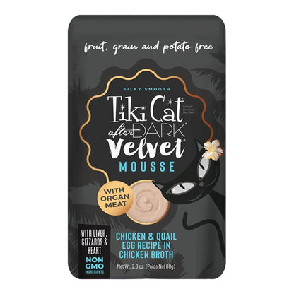 Tiki Cat After Dark Velvet Mousse Cat Food Pouches - Happy Hounds Pet Supply