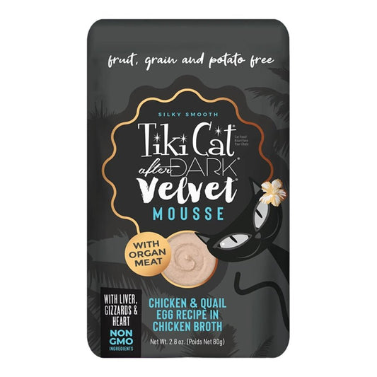 Tiki Cat After Dark Velvet Mousse Cat Food Pouches - Happy Hounds Pet Supply