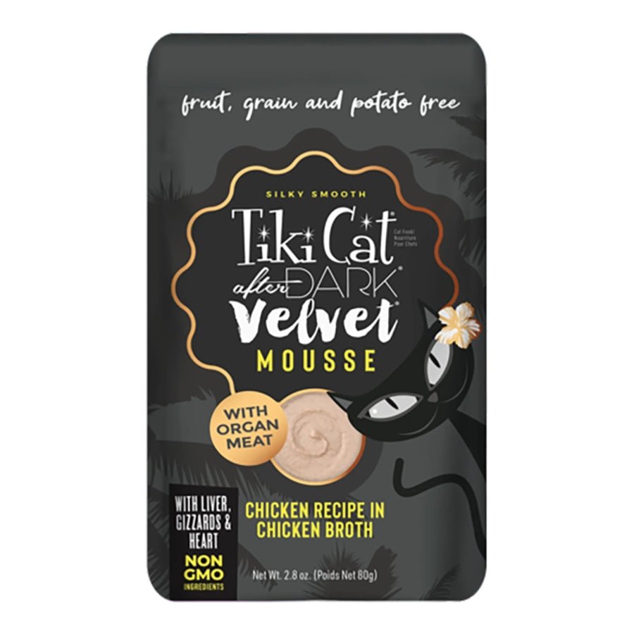Tiki Cat After Dark Velvet Mousse Cat Food Pouches - Happy Hounds Pet Supply