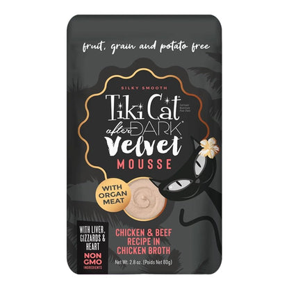 Tiki Cat After Dark Velvet Mousse Cat Food Pouches - Happy Hounds Pet Supply