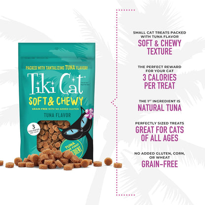 Tiki Cat Soft and Chewy Cat Treats - Happy Hounds Pet Supply