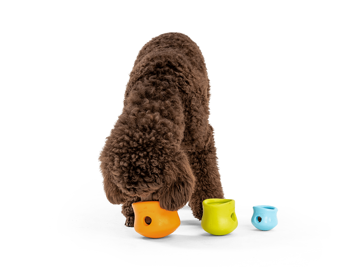 Toppl® Puzzle Treat - Dispensing Slow Feeder Dog Toy - Happy Hounds Pet Supply