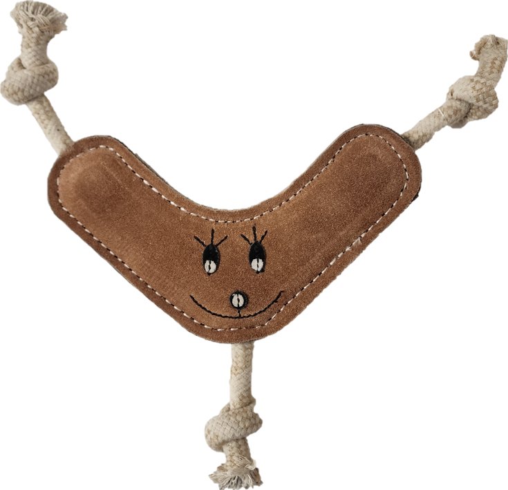 TUFF TOYS - Leather Dog Toys - Happy Hounds Pet Supply